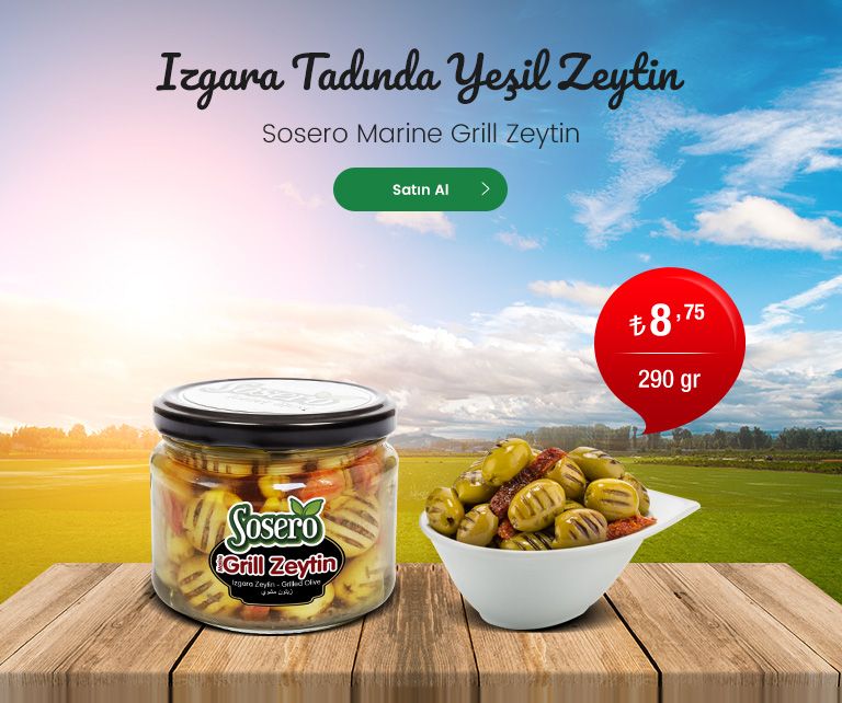 Sosero Marine Grill Zeytin 7,25 TL