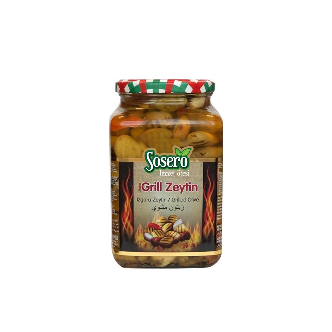 Sosero Grill Izgara Zeytin 500 gr Cam Kavanoz ürünü