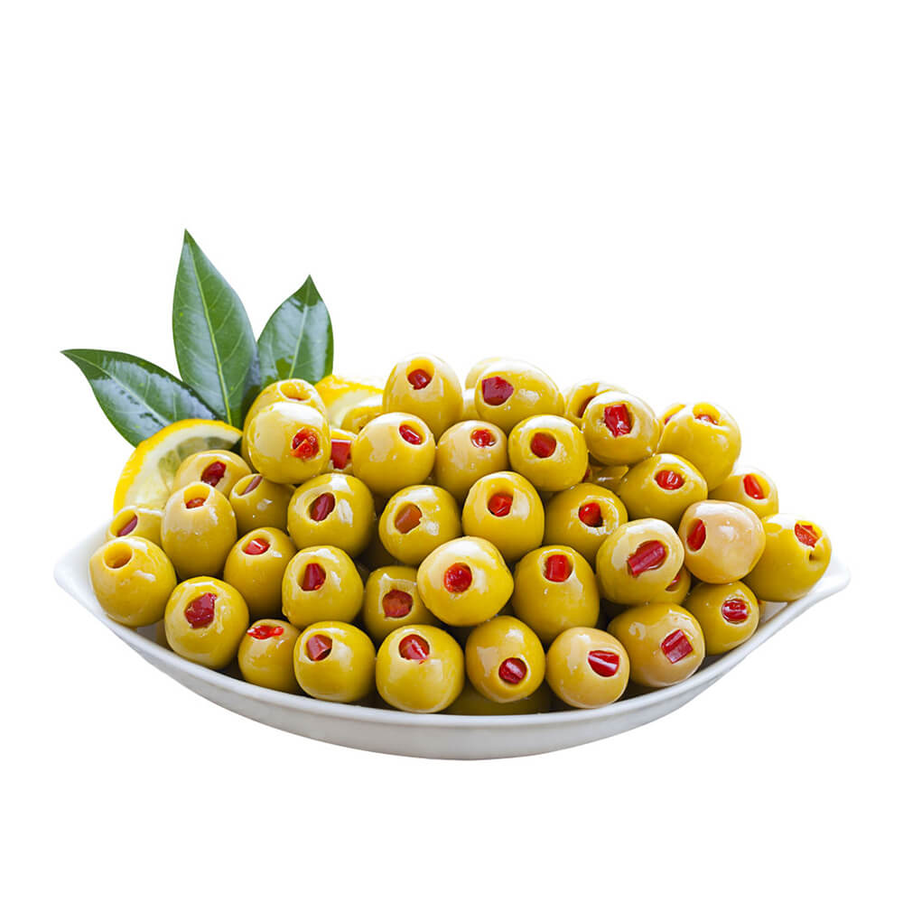 Yöre Biberli Şampiyon Yeşil Zeytin 400 gr Cam Kavanoz (161-180 Kalibre) ürünü