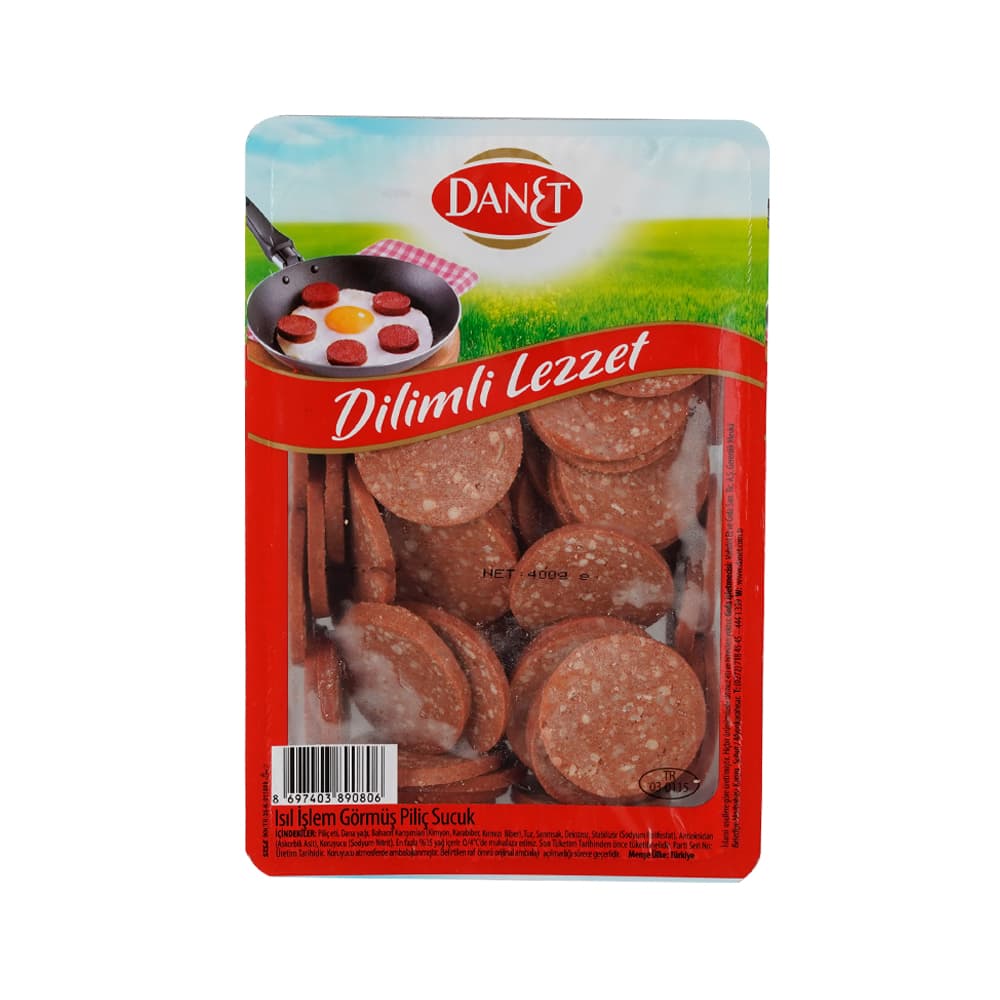 Danet Piliç Dilimli Sucuk 400 gr ürünü