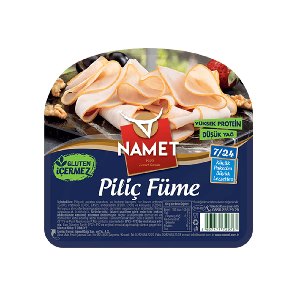 Namet Piliç Füme Salam 50 gr ürünü