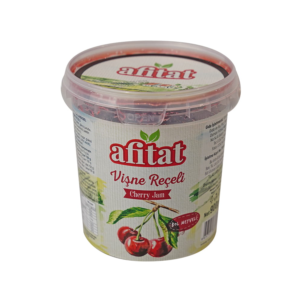 Afitat Vişne Reçeli Kova 900 gr ürünü