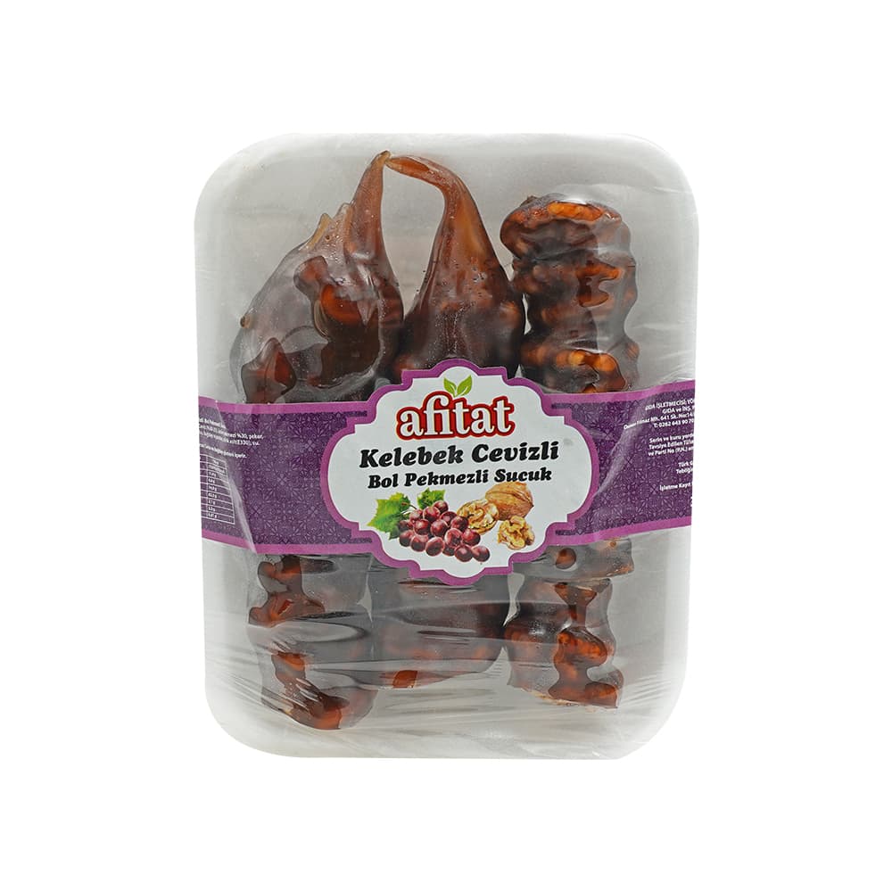Afitat Kelebek Cevizli Bol Pekmezli Sucuk 350 gr ürünü
